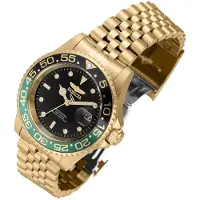 Invicta Pro Diver 44526 herenhorloge - Quartz uurwerk - Roestvrij staal met zwarte wijzerplaat - 40 mm