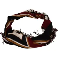 Dolce&Gabbana Men's Multicolor Wol Gebreide DG King Shawl Wrap Sjaal