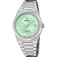 Festina Analoog horloge groen / zilver