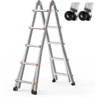 Vevor 5120 mm A-frame telescopische ladder