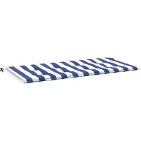vidaXL Bank Kussen Oxford Stof Zwart Ruit 180 x 50 x 3 cm