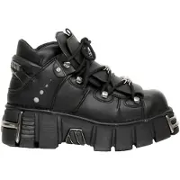 New rock Unisex veganistisch lederen gotische laarzen - M-106-VS1