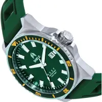 Shield Reef Band horloge met datum - groen