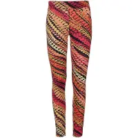 Conquista Rode legging met meerkleurige print