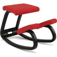 Varier Stokke Variable Balans kniestoel Rood/Zwart Tonal