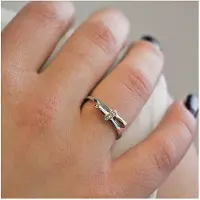 MYC Paris Luminous Bow ring - Oostenrijks kristal