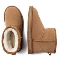 EVER AU Boots 'Falcon' kastanjebruin
