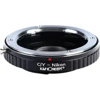 K&F Concept K&F Lens Adapter Contax Yashica - Nikon F (met glas)