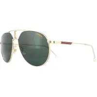 Carrera Aviator unisex gouden groene zonnebril