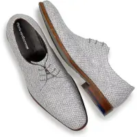 Floris van Bommel SFM-30261 Nette veterschoenen | Maat 7.5 Heren Grijs