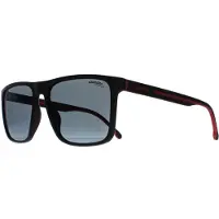 Carrera Rechthoekig Heren Zwart en Rood Bordeaux 8064/S
