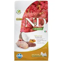 Farmina N&amp;D Quinoa Skin&amp;Coat Mini Wachtel &amp; Kokosnuss voor honden van kleine rassen 800 g