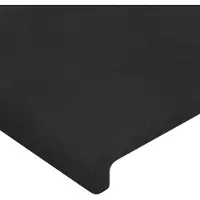 vidaXL Hoofdborden 160x5x78/88 cm fluweel zwart