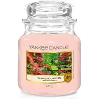 Yankee candle Geurstokjes Geurkaarsen Tranquil Garden Classic Medium Glass