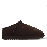 Warmbat Huisschoen 'Conner' chocoladebruin