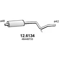 ASSO 12.6134 Uitlaat middendemper