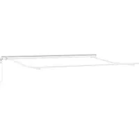 vidaXL Uitschuifbare luifel Meerkleurig 450 × 300 cm Stof en Aluminium