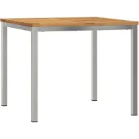 vidaXL Buiten Eettafel Set 5 st 90 x 90 x 75 cm