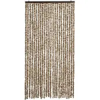 vidaXL Vliegenhor met beige en bruine kleur, 100x230 cm, chenille