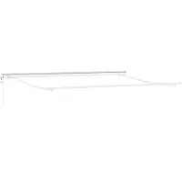 vidaXL Uitschuifbare luifel Meerkleurig 400 × 300 cm Stof en Aluminium