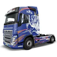 Wittmax Modelbouwpakket Vrachtwagens - 3942 Volvo FH4 Globetrotter medium roof Plastic - 1:24 - Modelbouw