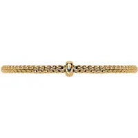 Fope Gioielli flex'it prima essentials 18 karaats geelgouden armband met diamant maat m
