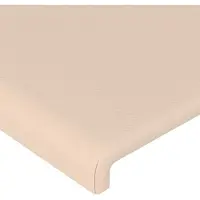 vidaXL Hoofdborden 180x5x78/88 cm kunstleer cappuccinokleurig