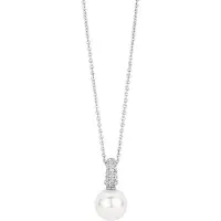 Ti sento Dames Hanger - 925 zilver - Wit parel - 6834PW