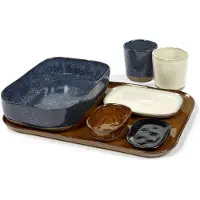 Serax - Merci La Nouvelle Table - Diep Bord S - Okerbruin - 8 stuks