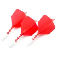 Cuesoul - ROST T19 Integrated Dart Flights - Big Wing - Red White