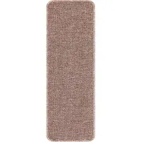 vidaXL Antislip Trapmatten 15 st 60 x 25 cm Lichtbruin PP Rechthoekig