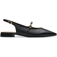 Clarks Ballerina met riempjes 'Sensa15 Shine' zwart
