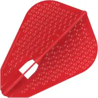L-Style Champagne L9D Dimple Fantail Red - Dart Flights