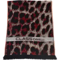 Cavalli Class Mannen Bordeau Wollen Sjaal