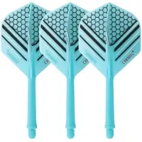 Cuesoul - Tero Flight System AK5 Rost Honnycombs Pattern - Blue Standard - Dart Flights