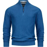 INDICODE JEANS Trui ' Bull ' blauw