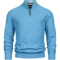 INDICODE JEANS Trui ' Bull ' lichtblauw