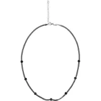Gaya Ketting zwart / zilver