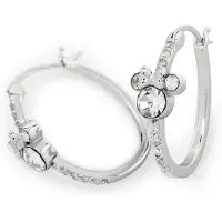 Minnie & Mickey Mouse - Disney Oorbel - Minnie Maus - zilverkleurig - Maat Standard