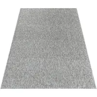 Muratap Effen vloerkleed laagpolig licht- 80x250 cm
