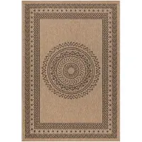 Muratap Natur vloerkleed kumar buitenkleed sisal laagpolig indoor en outdoor beige 140x200 cm