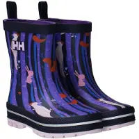 Helly Hansen JK Splash Print Paars Kinderlaarzen