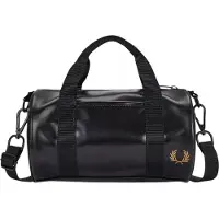 Fred perry Heren Classic mini sporttas zwart, goud (OSFA), Casual, Gerecycled polyester, Duurzaam L1400