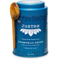 JusTea Chamomile Cleanse Losse Thee – Kamille & Citroengras – Cafeïnevrij – Fairtrade – 80g