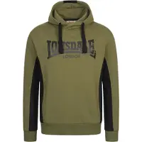 Lonsdale Sweatshirt olijfgroen / zwart