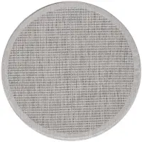Muratap Solid binnen en buiten rond vloerkleed indoor & outdoor laagpolig effen - 160 cm rond