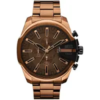 Diesel Analoog horloge 'MEGA CHIEF SLIM' brons