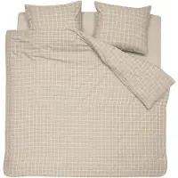 Cinderella Dekbedovertrek Carre Naturel Flanel-260 x 200 / 220 cm | Extra Breed