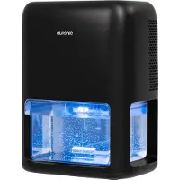 Auronic Luchtontvochtiger Mini - Geschikt voor Woonkamer, Kantoor, Slaapkamer, Babykamer en Meer - Stil - Zwart