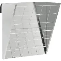 vidaXL Hangend Hooi Voeder Zilver 61 x 33 x 66 cm Gegevens staal